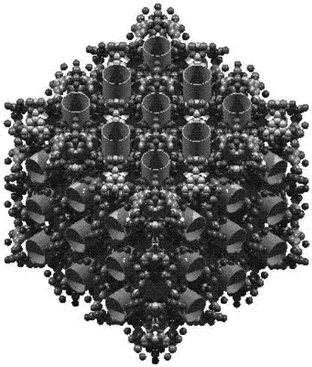 Method for synthesizing microporous conductive polymeric material by using nano reactor