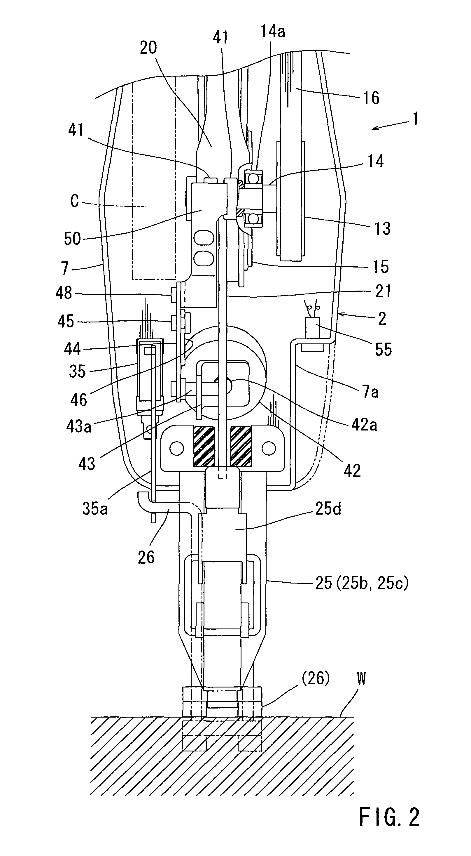 Electric drive tool