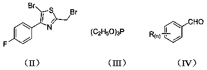 Stilbene analogue containing thiazole ring structure and synthesis method and application thereof