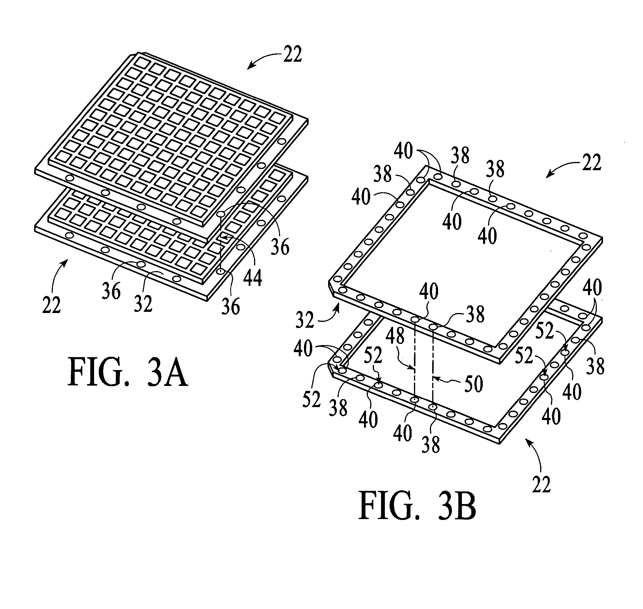 Bare die tray with flat datum surface