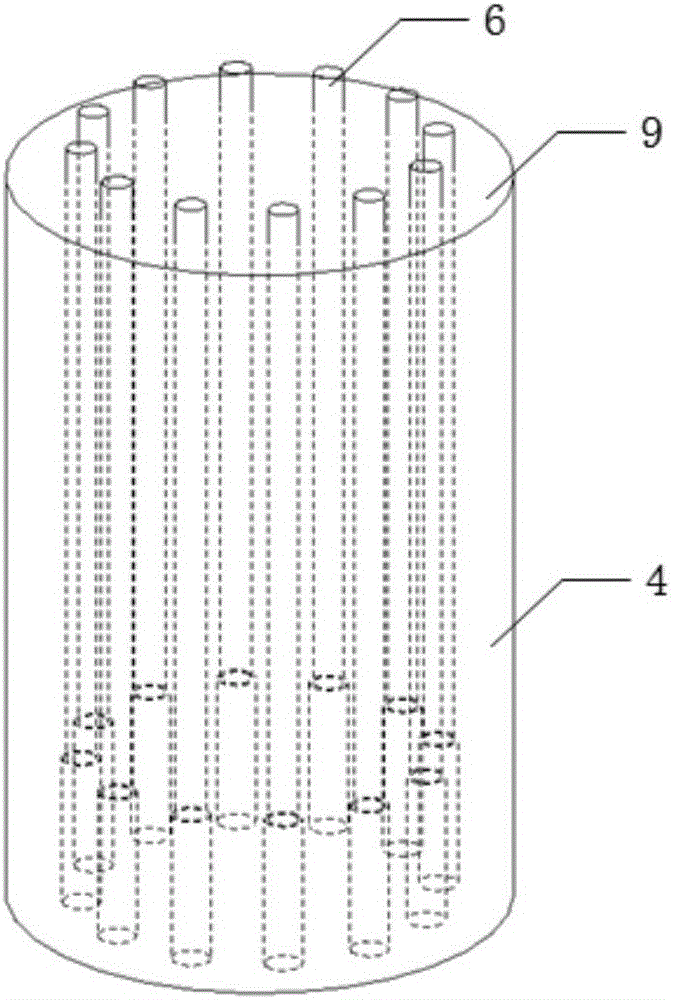 Bridge integrally-assembled pier and construction method