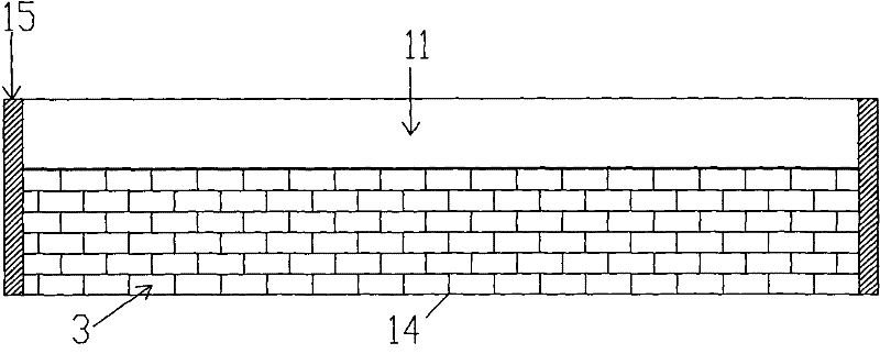 Lightweight building block for roadbed and retaining wall