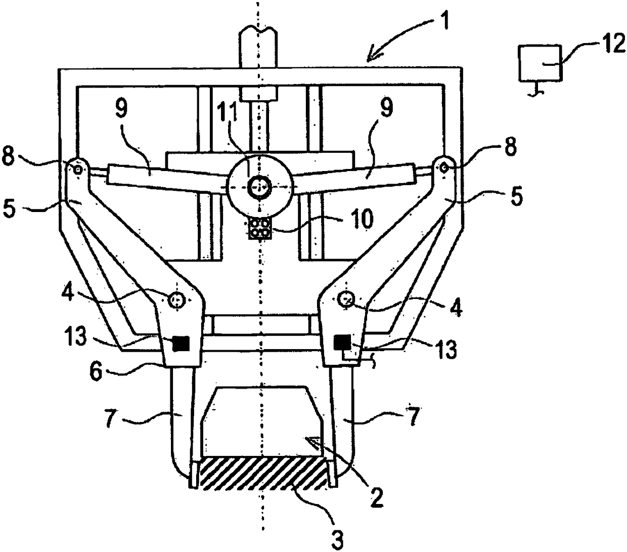 Method for compacting the ballast bed of a track, and tamping unit