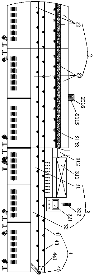 Large-sized aging tunnel furnace