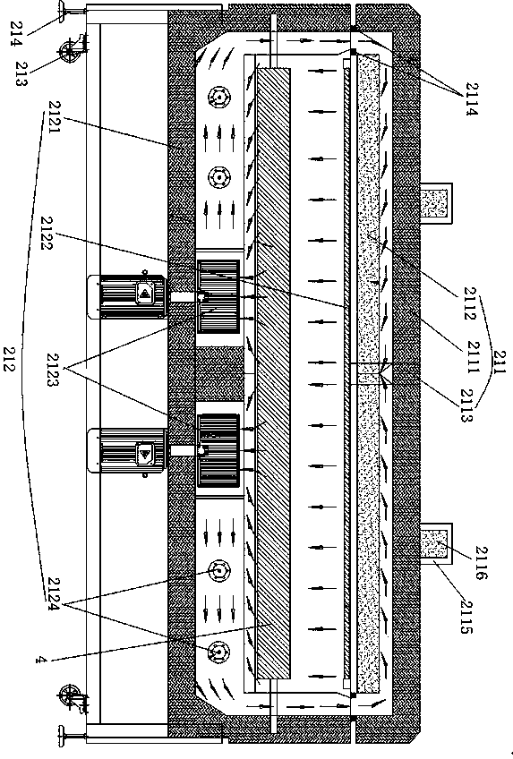 Large-sized aging tunnel furnace