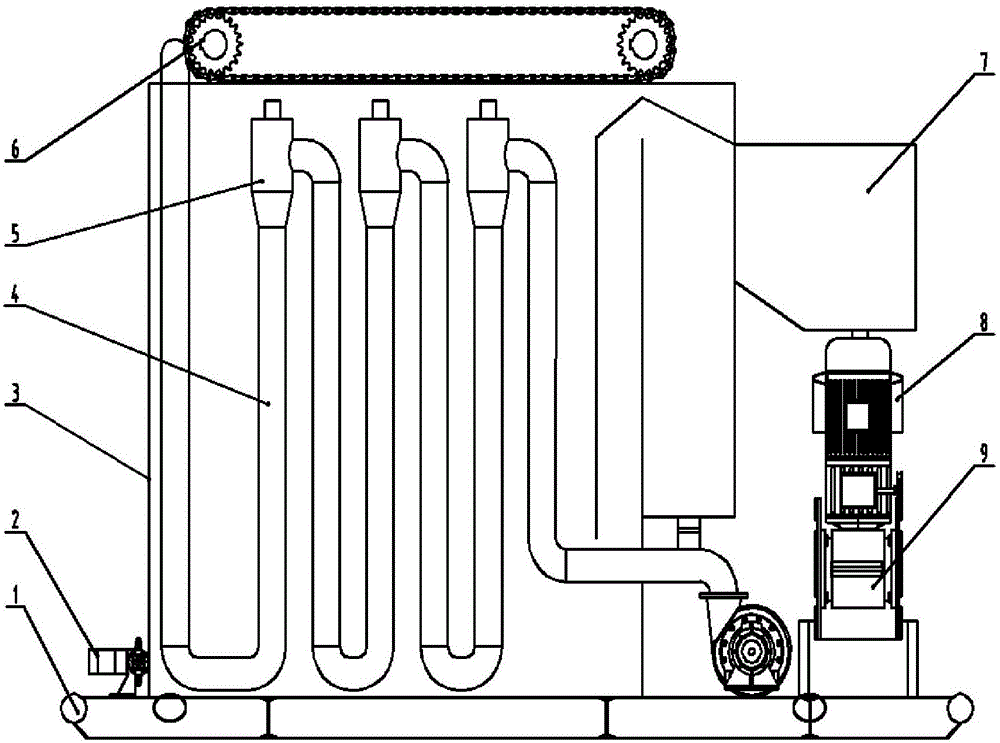 Novel sewage treatment purification and drying unit