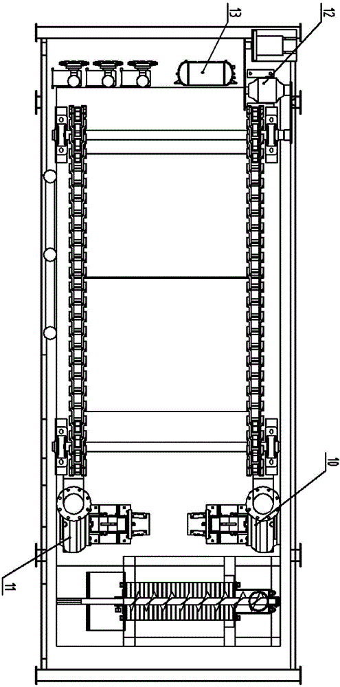 Novel sewage treatment purification and drying unit