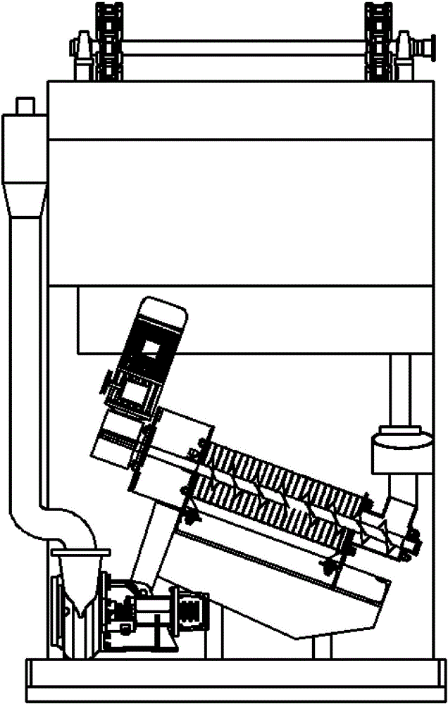 Novel sewage treatment purification and drying unit