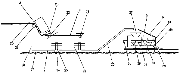 Waste metal sorting-packaging system capable of compressing garbage, and sorting-packaging method