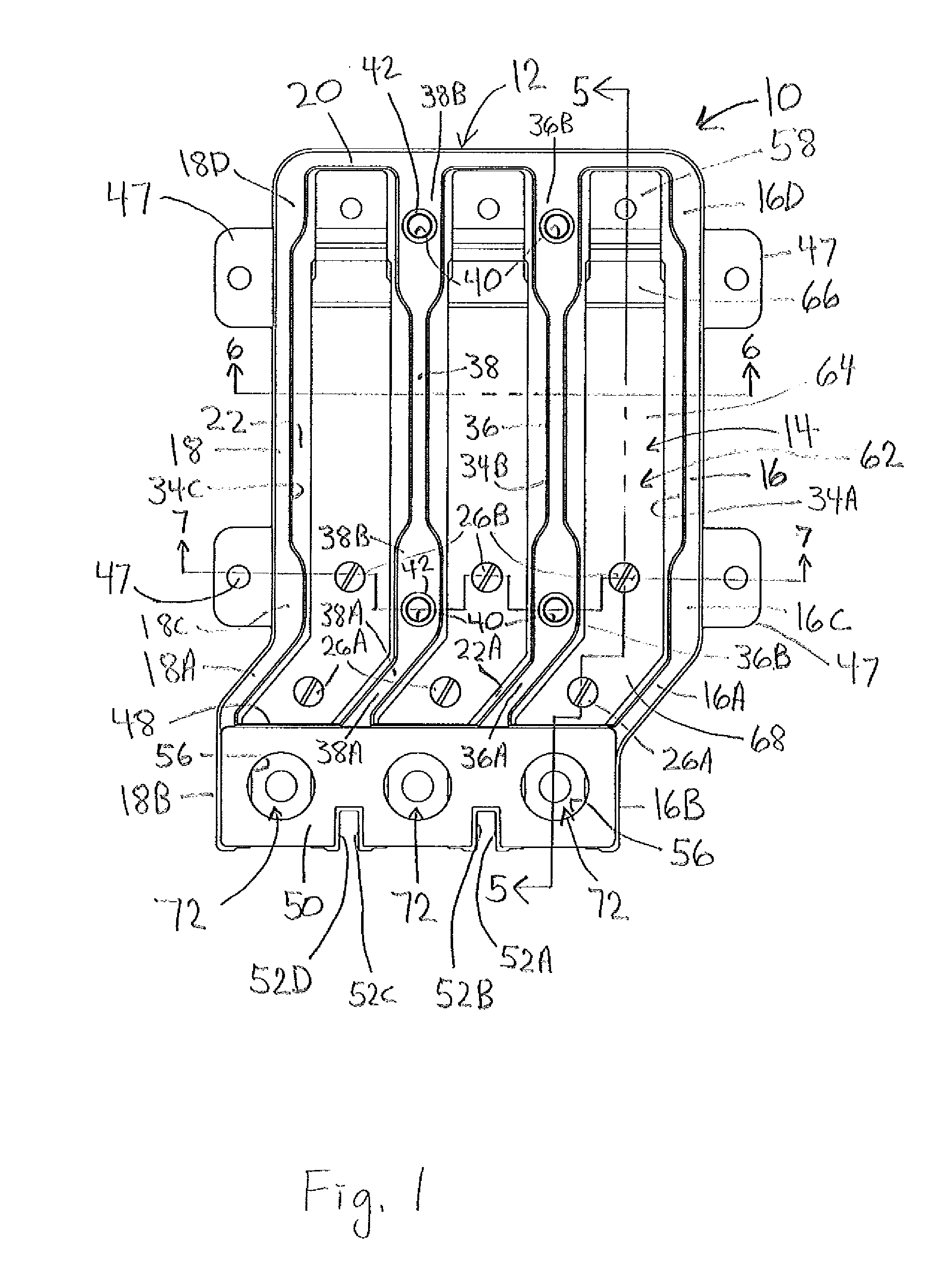 Terminal reversing block