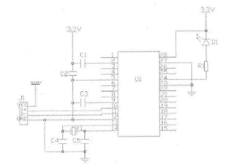 USB (Universal Serial Bus) storage circuit for online monitor of cable