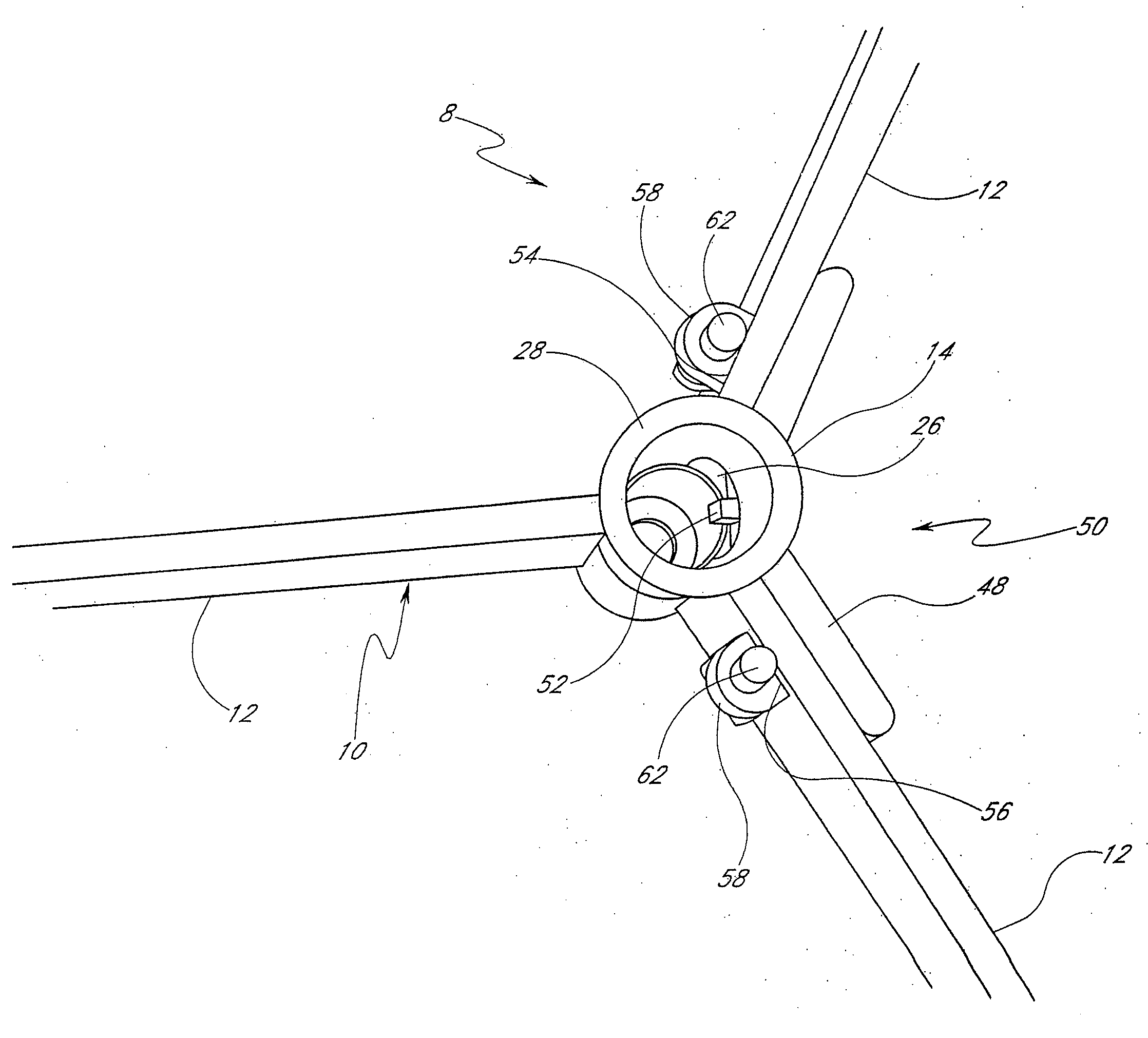 Apparatus and methods for preventing rotational slippage between a vertical shaft and a support structure for a semiconductor wafer holder