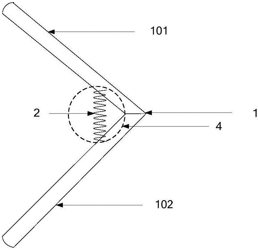 Pressurizing water replenishing device of vertical circulation water tank