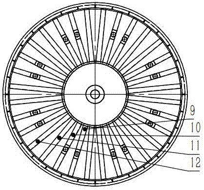 Maze crossed type conduction oil drying cylinder with two-side oil supply