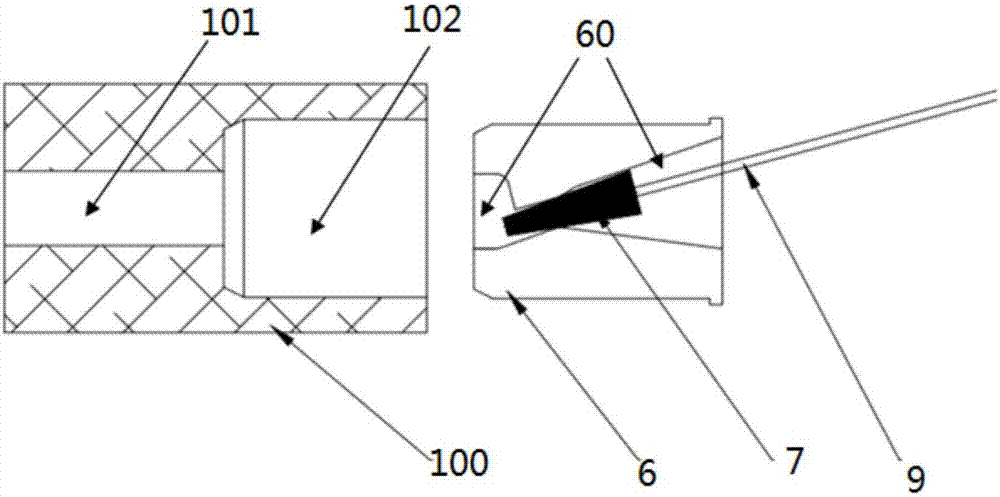 Secondary liquid slag temporary storage system with flow temperature monitoring and controlling functions