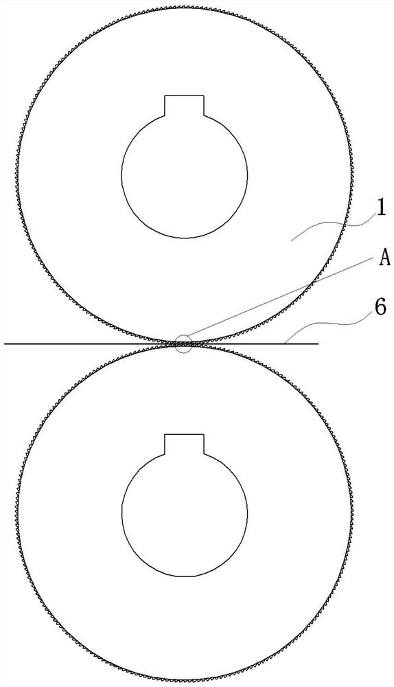 Cylindrical toothed tool and its processing technology