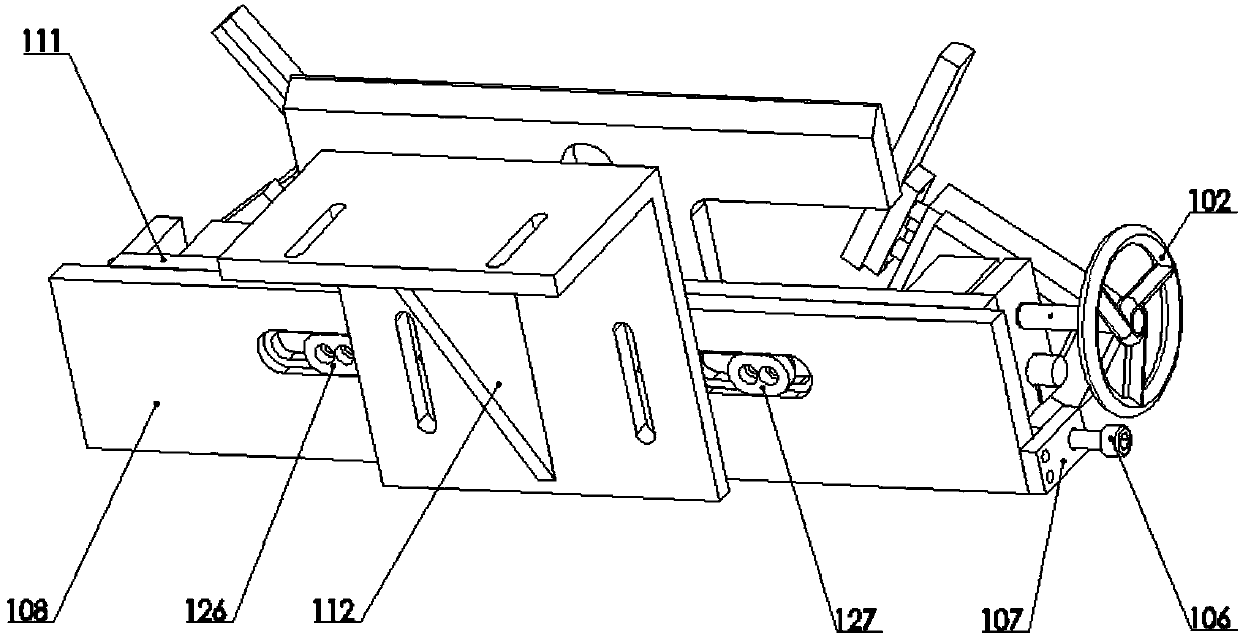 Automatic trimming feed and take-out device for round metal pots