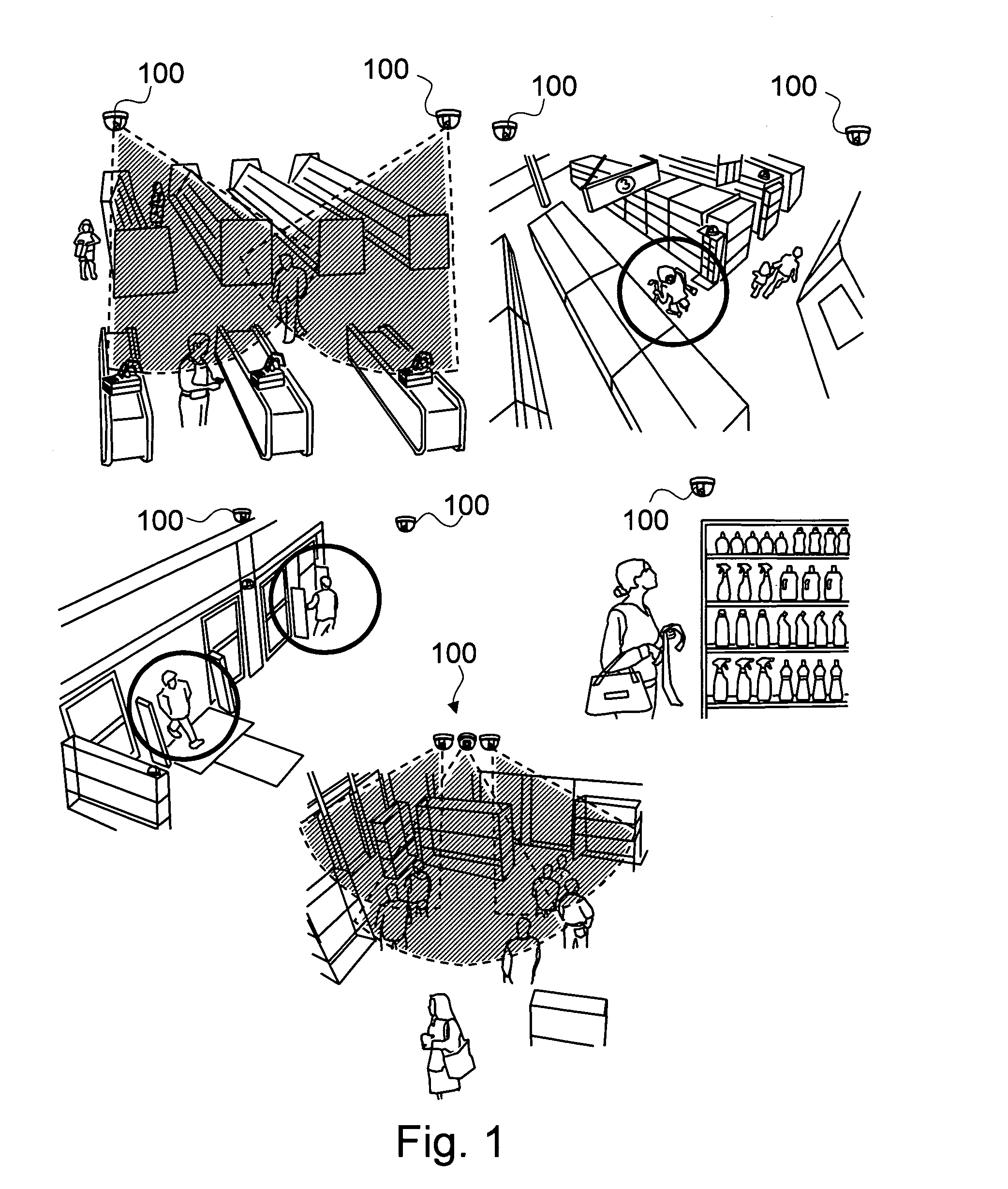 Method and system for analyzing shopping behavior using multiple sensor tracking