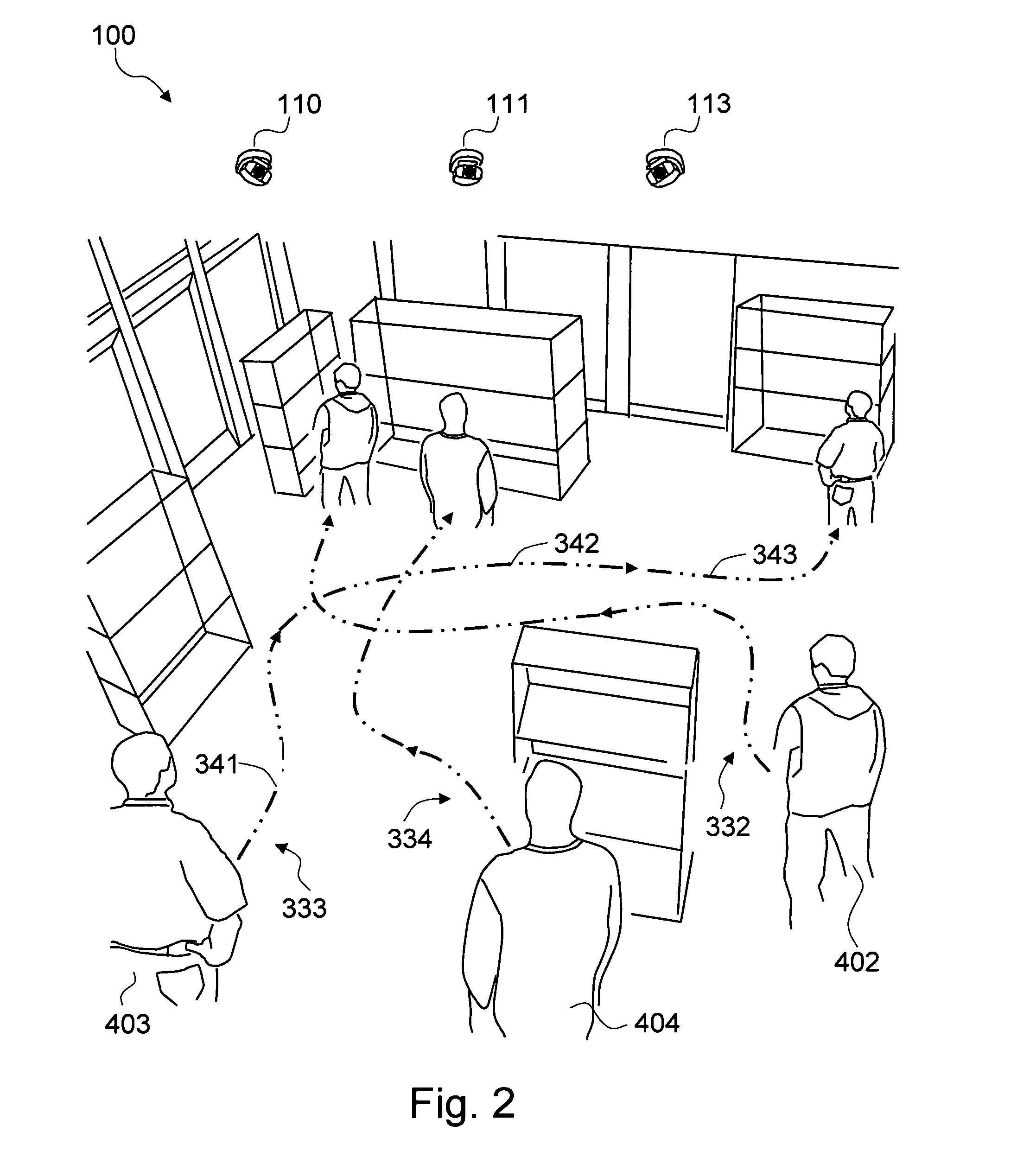 Method and system for analyzing shopping behavior using multiple sensor tracking