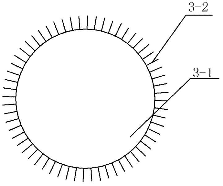 Complete device for manufacturing polytetrafluoroethylene (PTFE) short fiber in acupuncture comb-cutting method and method thereof