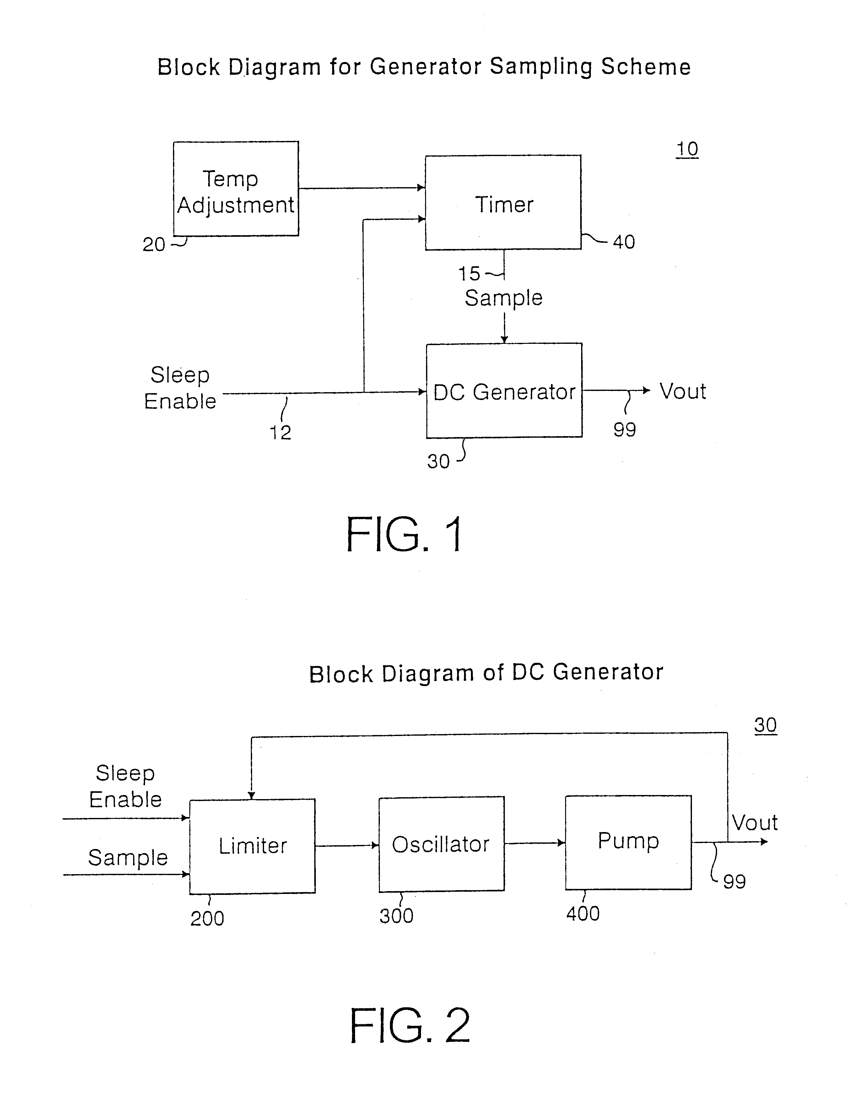 Self-refresh on-chip voltage generator