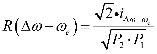 Photoelectric detector frequency response measurement method based on frequency mixing