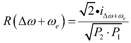 Photoelectric detector frequency response measurement method based on frequency mixing