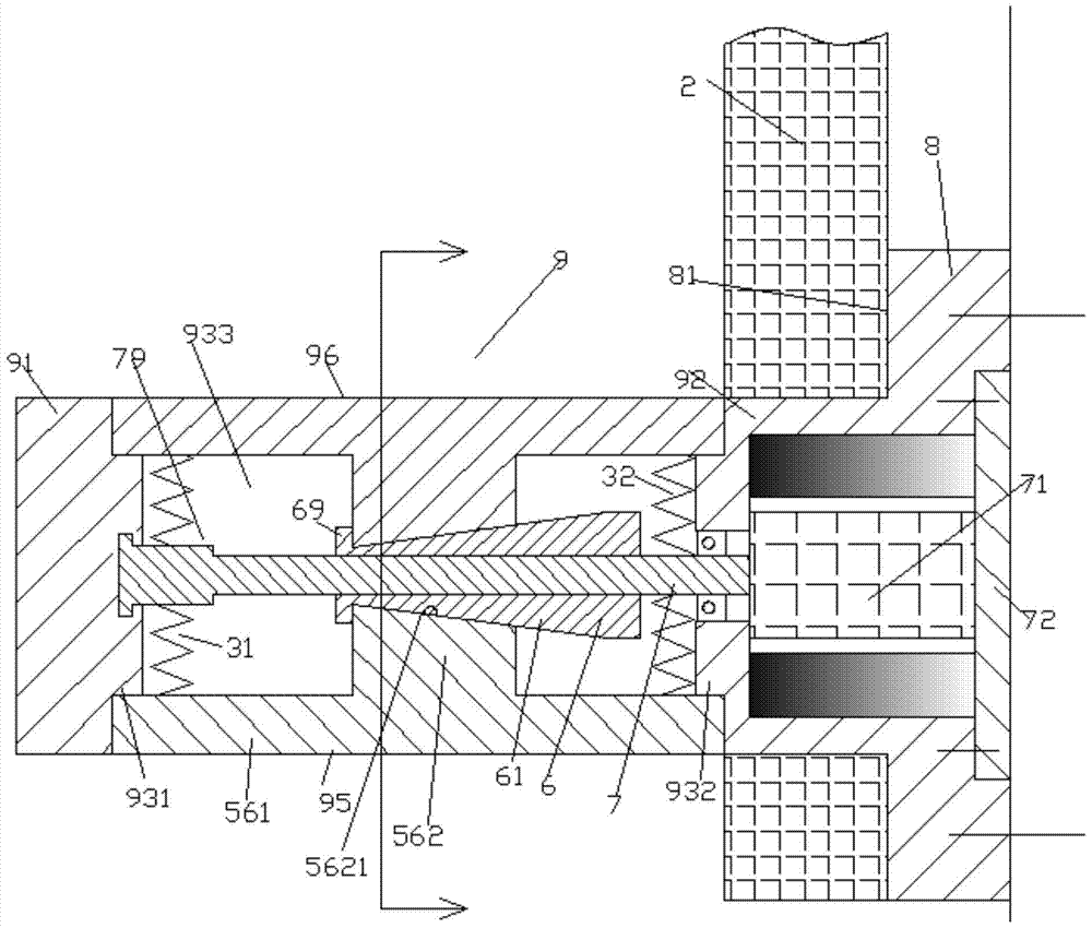 A mounting and locking cylinder device for wall hangings