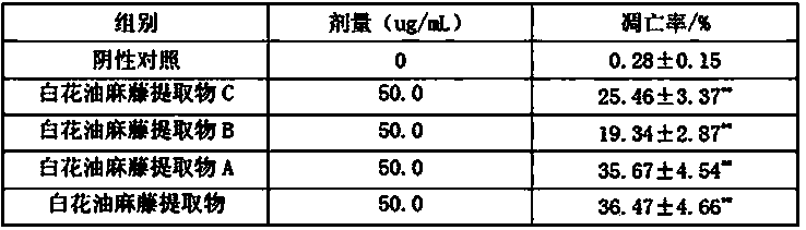 Application of mucuna birdwoodiana extract in preparation of drugs for treating leukemia