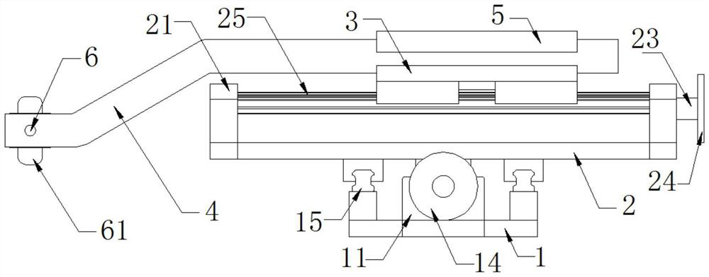 Equipment for controlling distance between inductor and raceway in quenching of slewing bearing raceway