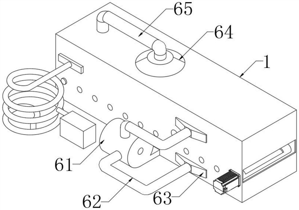 Varnish stoving device for new energy automobile spare part machining and varnish stoving method of varnish stoving device