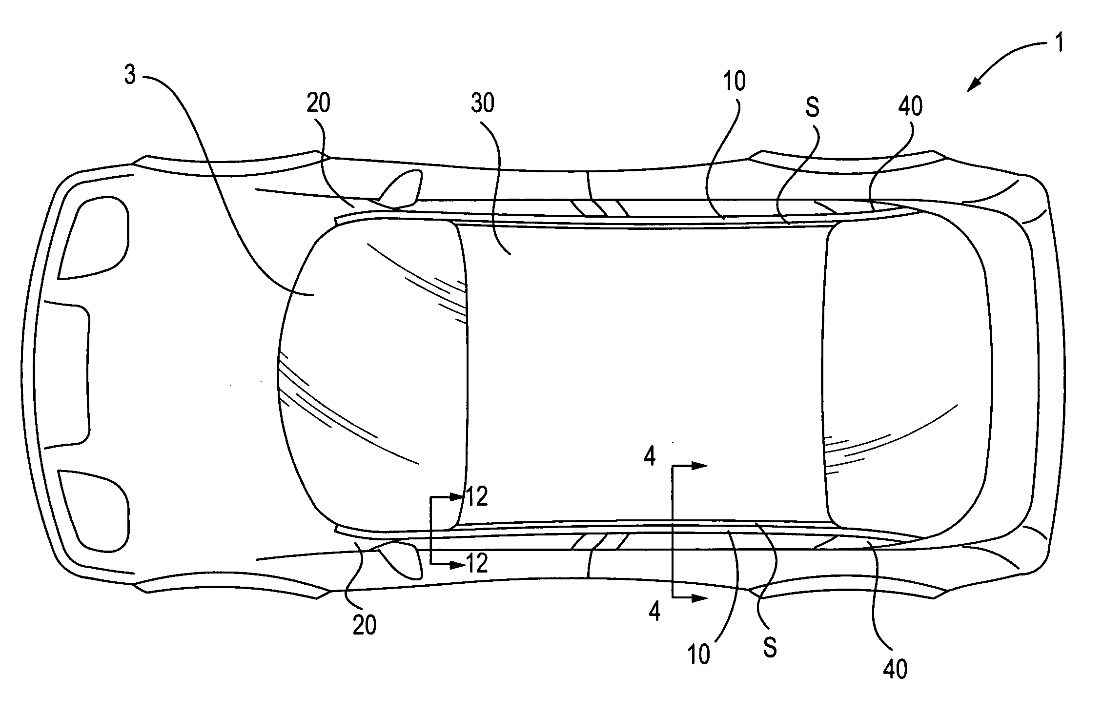 Roof ditch molding structure