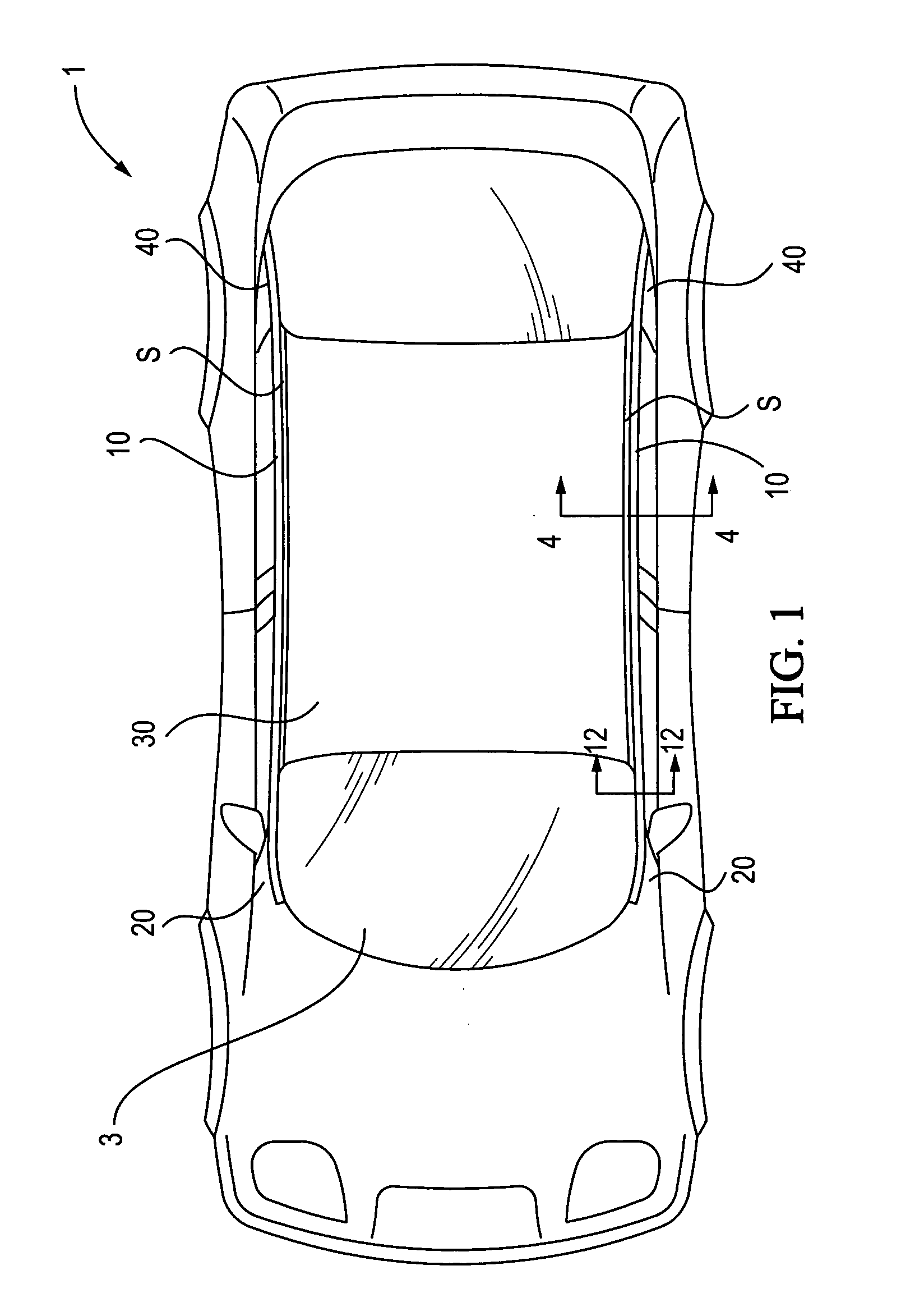 Roof ditch molding structure