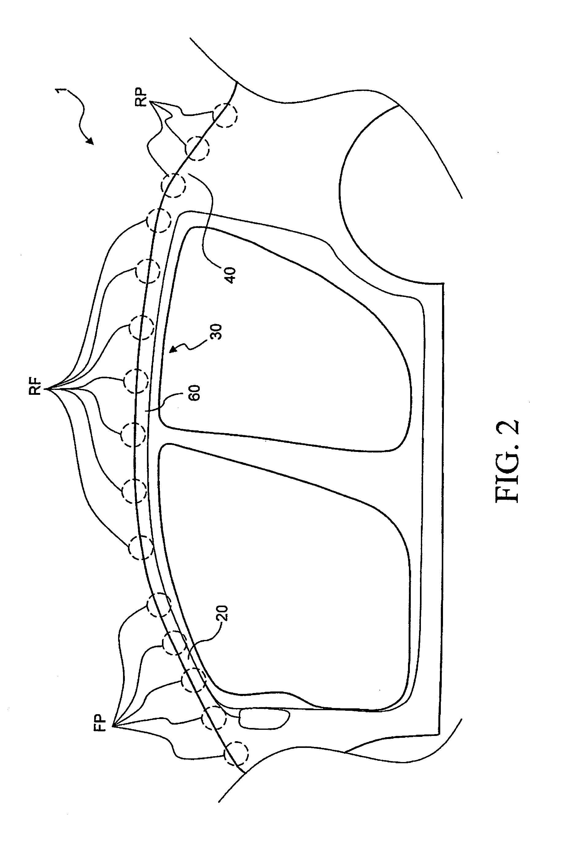 Roof ditch molding structure