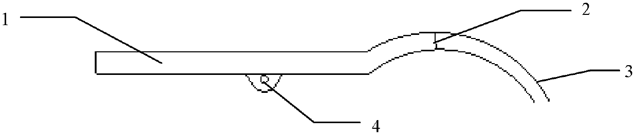 Foldable glaucoma aqueous humor drainage device