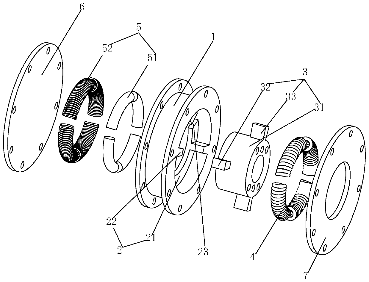 Industrial robot joint active damping device and robot