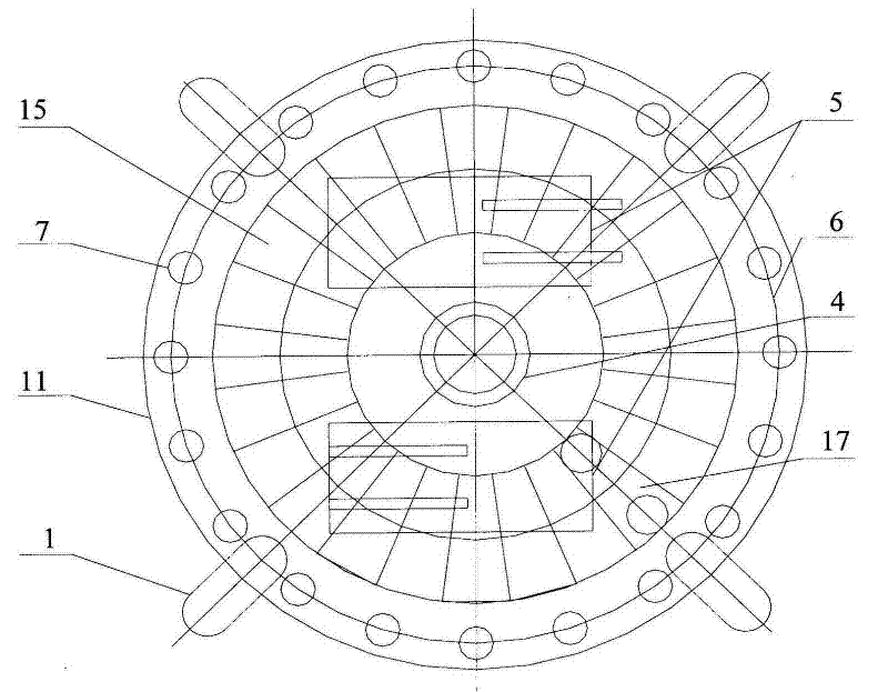 Permanent magnetic high-gradient comprehensive force field separator with disc structure