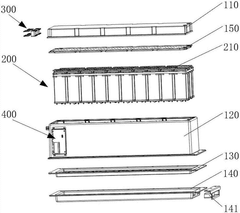 Automatic heat dissipation battery and power supply system of electric vehicle