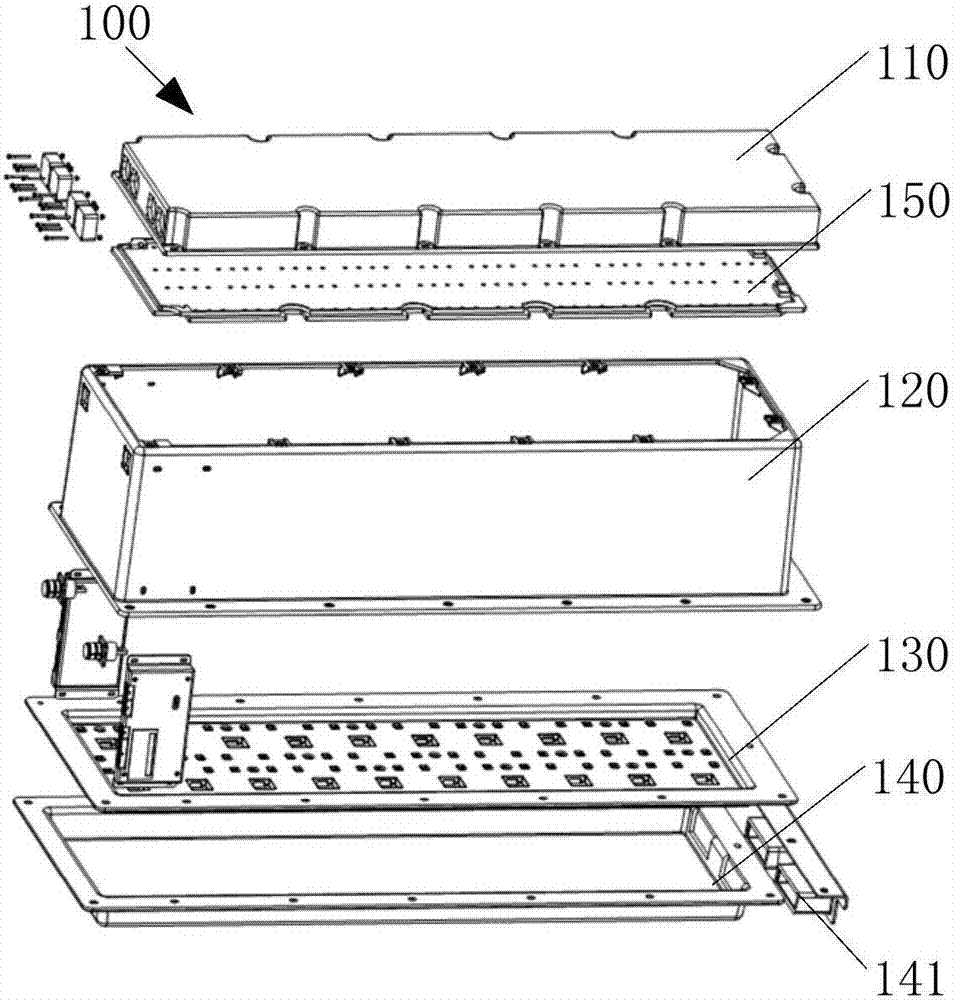 Automatic heat dissipation battery and power supply system of electric vehicle