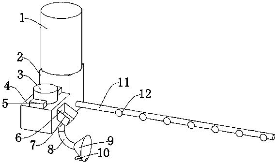 Medicine feeding device for treating loach diseases and using method thereof