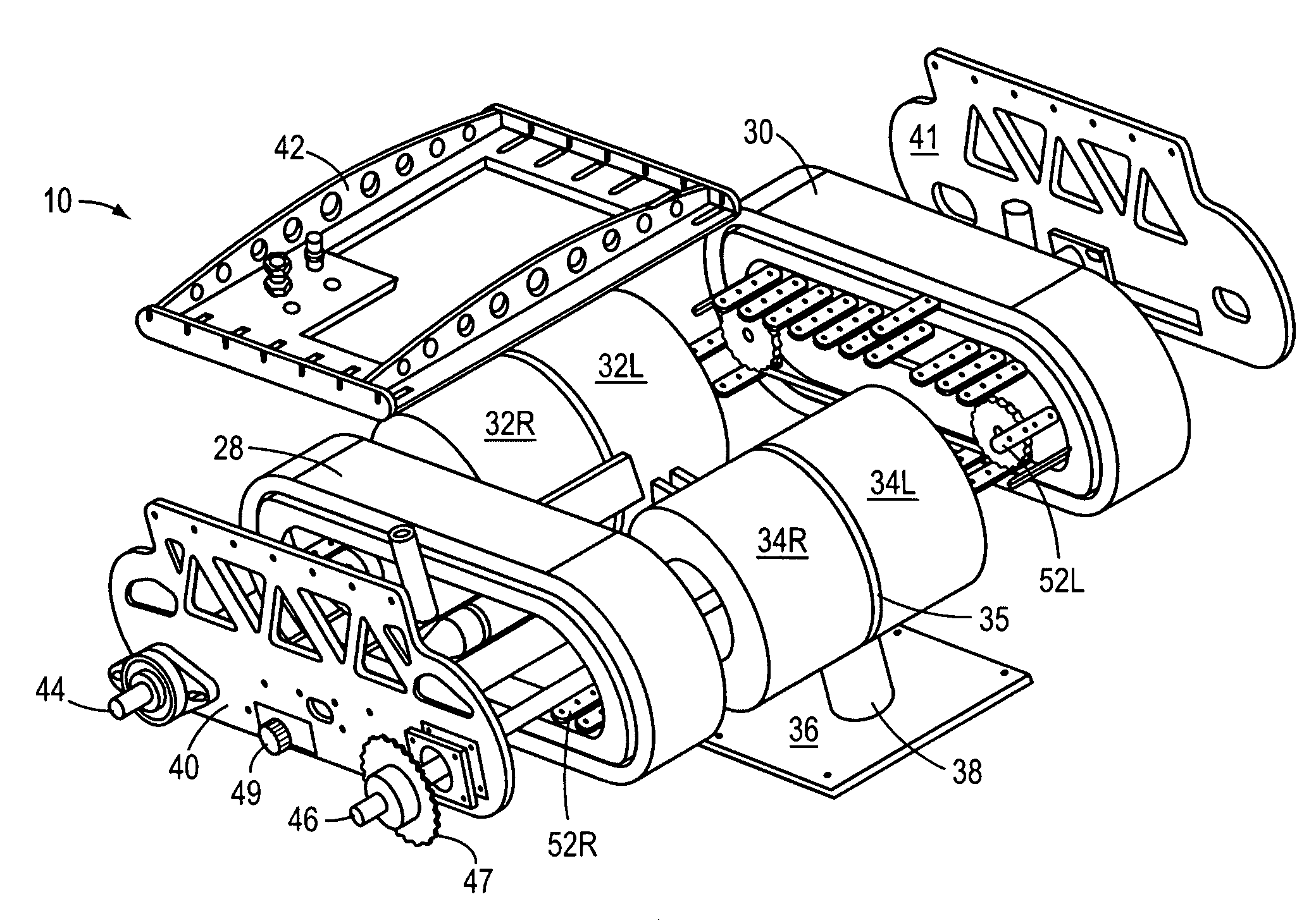 Surface traversing apparatus and method