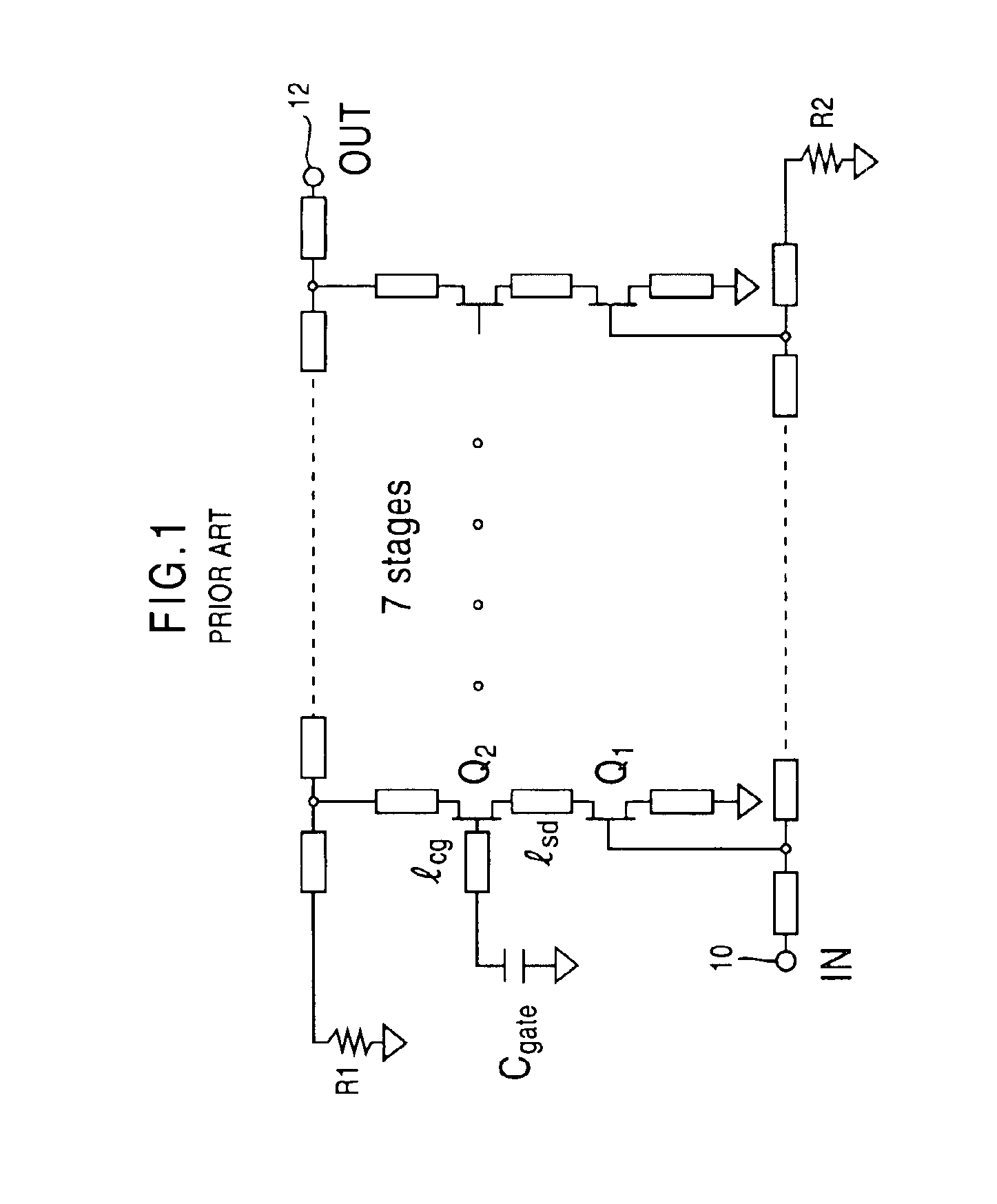 Cascode distributed amplifier