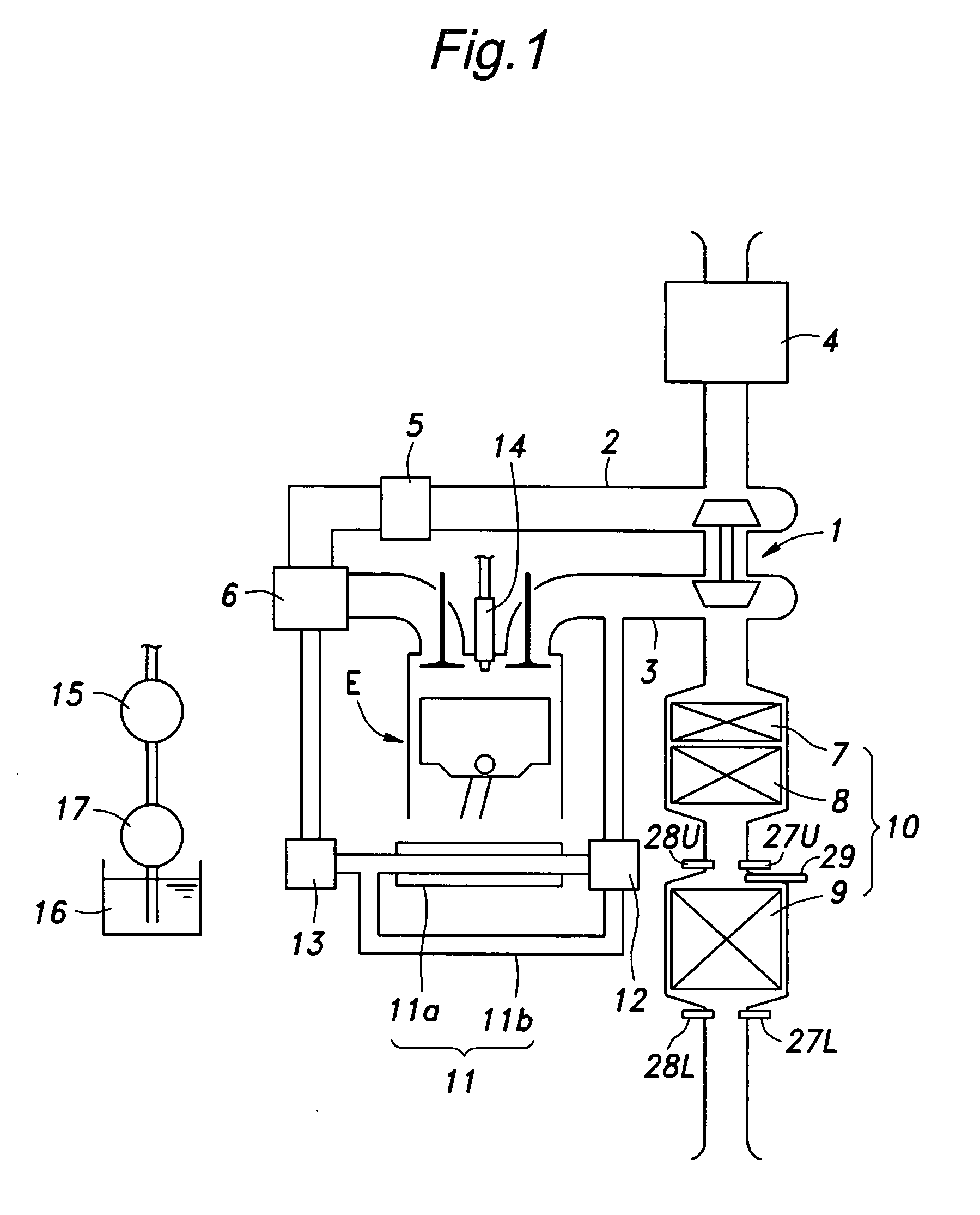 Sulfur purge control device for an internal combustion engine