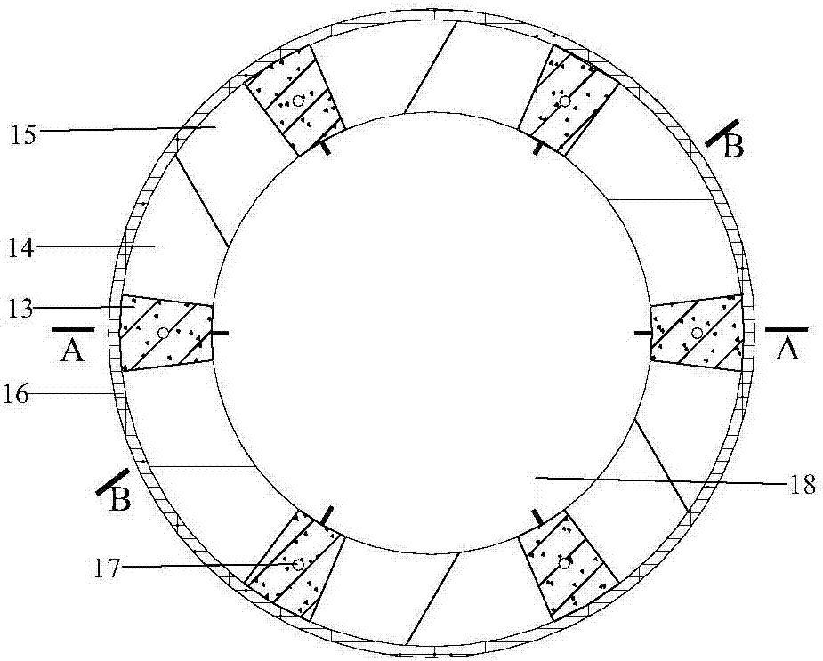 An interception, decompression and anti-floating system