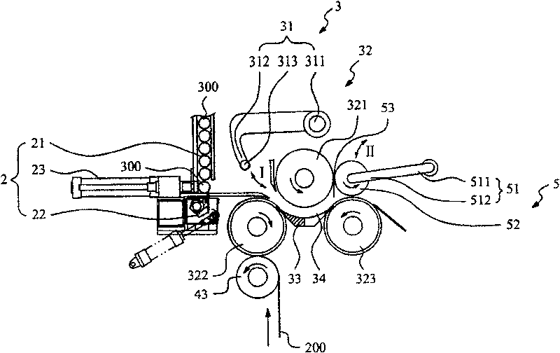 Paper rolling device of cylinder roll paper