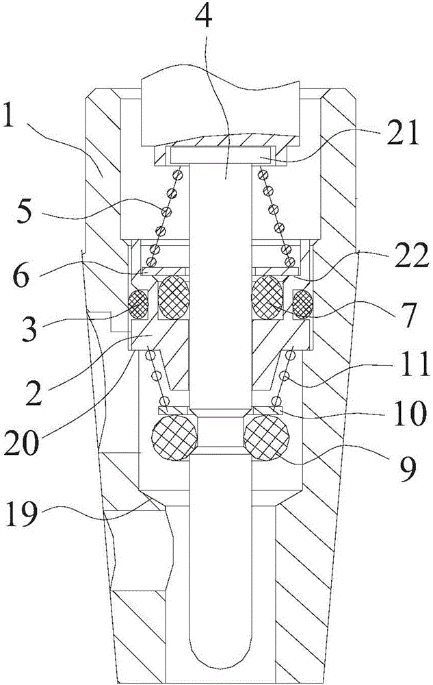 Gas plug valve