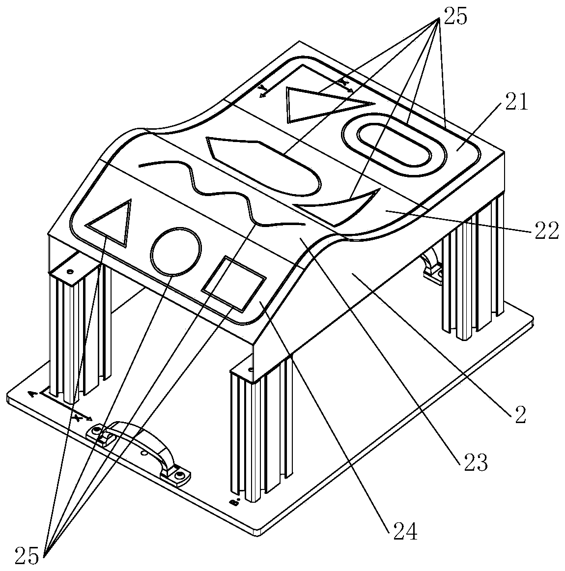 Curved surface track robot system for practical training and assessment method thereof