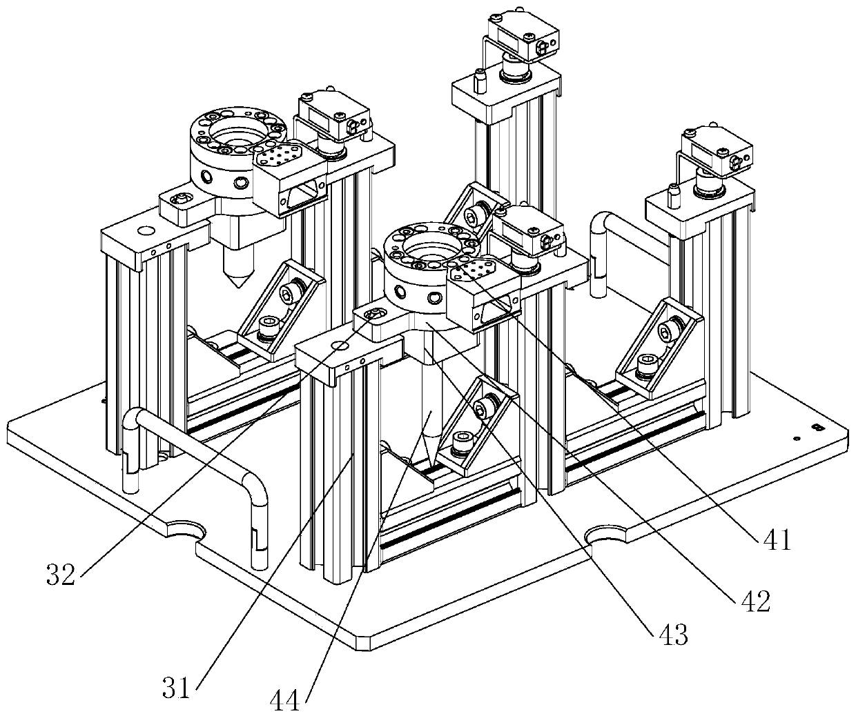 Curved surface track robot system for practical training and assessment method thereof