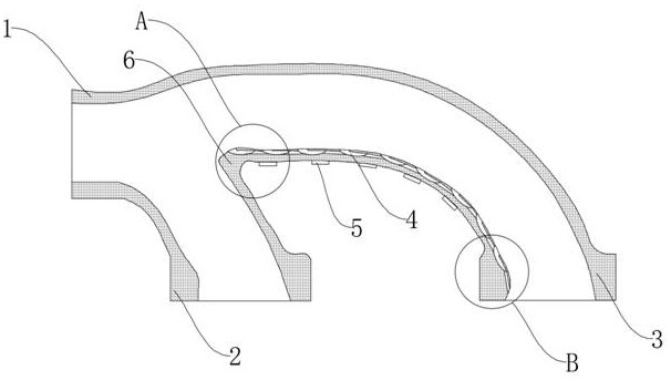 Exhaust pipe for improving efficiency of exhaust system