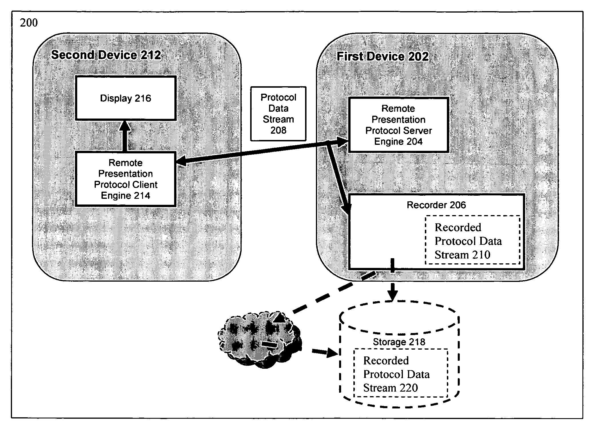 Methods and systems for generating playback instructions for rendering of a recorded computer session